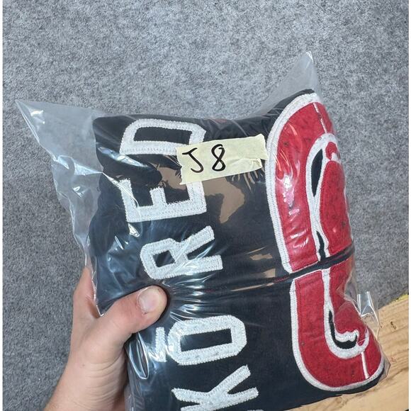 Vintage Y2K Ecko Red #72 Bomber Jacket Womens Small Black Full Zip Active Label - Picture 8 of 8